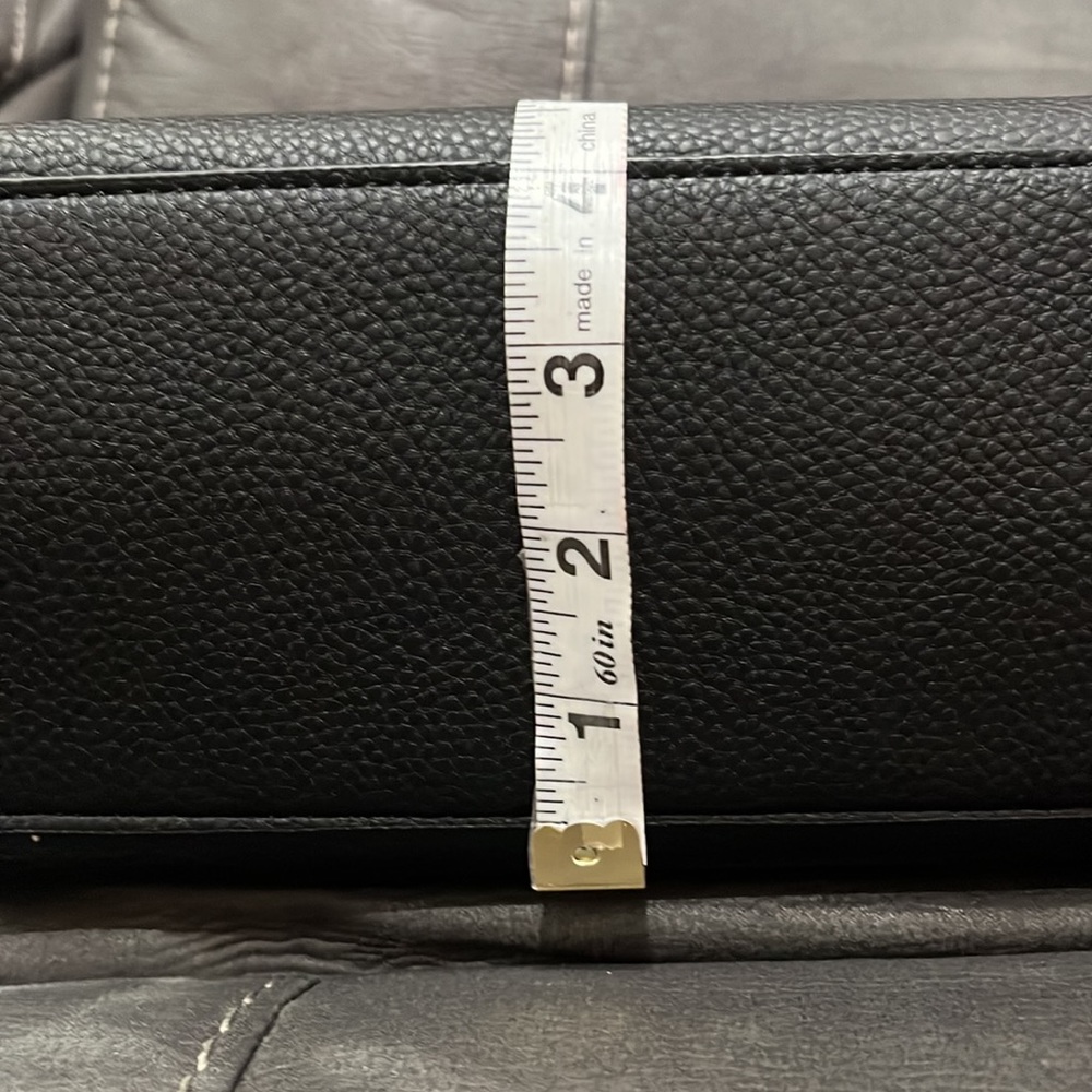 Anne Klein 👜 Black Handbag/ ShoulderCrossbody and Wristlet  2 piece SET!! - Picture 16 of 16